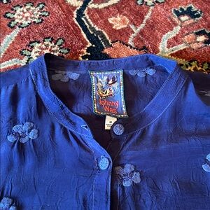 Johnny Was Floral Embroidered Tunic